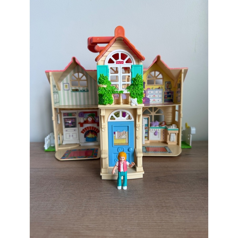 Fisher-Price Loving Family Sweet Streets Townhouse Dollhouse 2000 Vintage 75117